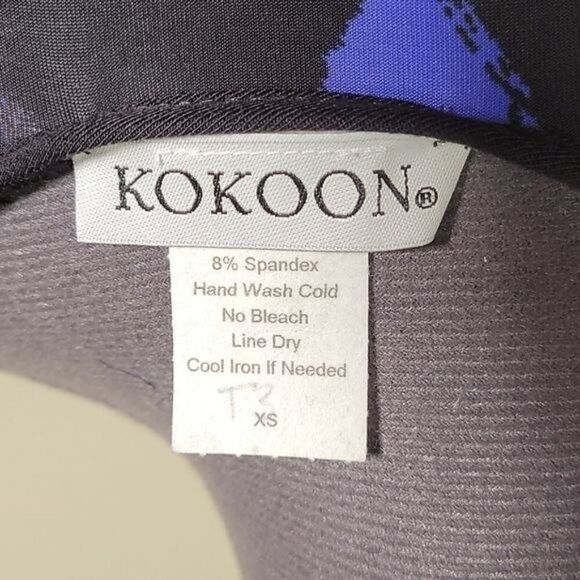 Kokoon "Spinderella" Chevron Dress Sz XS - Picture 6 of 8